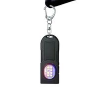 Genérico Keychain Flashlight - 2.8 Inch Mini Cob Led Keychain Flashlight | Usb Rechargeable Clip on Hat Light | Waterproof Shockproof Pocket Light for Outdoor Hiking Night Fishing. Abs,300mah,25g.
