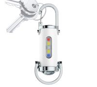 Genérico Keychain Flashlight | Car Keychain, Rechargeable Key Chain- 7 Settings Rechargeable Torch Outdoor Led Key Chain Flashlight | For Travel Fishing Adventure Power Outage Camping Hiking