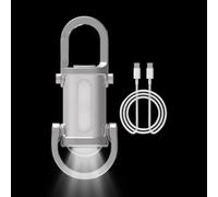 Generico Keychain Flashlight - USB Rechargeable LED Mini Torch, Compact High Lumen Pocket Light, Durable Aluminum Small Gadget for Illumination | Ideal Night Survival, Outdoor Work, Camping, Travel