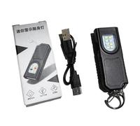 Generico Keychain Flashlight - USB Rechargeable Magnetic Torch, Mini LED Light for Camping Walking Night Work Survival Hiking Fishing Outdoor Use Portable Emergencies Key Ring Lamp 2.68x1.1x0.67in
