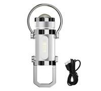 Genérico Keychain LED Flashlight - 8 Mode Rechargeable Mini Lantern | Waterproof Portable Pocket Light Ultra Bright Compact for Walking, Camping, Night, Work, Running, Survival