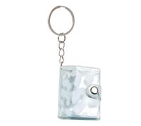 Genérico Keychain Photo Holder - Cute Tiny Album for Memory Display | Portable Scrapbook Book with Ring, Storage Wedding Travel Photos, Keepsake for Friends Family Kids Adults Special Moments