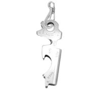 Genérico Keychain Tools & Gadgets, 8-in-1 Stainless Steel Screwdriver, Portable Multifunction Tool for Camping, Hiking, Travel & Outdoor Activities, Rustproof