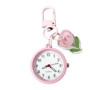 Genérico Keychain Watch | Fashion Luminous Portable - Pocket Watch Key Accessories for Kids,for Student Bag Purse Backpack Handbag Schoolbag Everyday Commute Outdoor