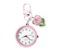 Genérico Keychain Watch | Small Portable Glow Pendant | Women Clock Key Chain Bag Charm | For Daily Travel Commuting Outdoor School Luggage Handbag Tote Backpack