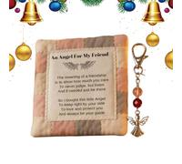 Genérico Keychain Wristlet - 4.53 Inches Letter Keychain S for Women and Men Cute Key Chain Wrist Lanyard Strap Cute Angel Keychains Design Elevate Your Style with Our Wrist,