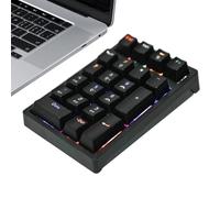 Genérico Keypad Numérico,Teclado Mecánico Portátil | Teclado Numérico de 21 Teclas Portátil Mini,para Contabilidad Financiera Equipo de Escritorio Ordenador Compacto Computadora Juego