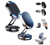 Genérico Kicklo Phone Holder, 2025 New Kicklo Phone Holder for Car, Alloy Folding Magnetic, Kicklos 360 Degree Rotatable Car Dashboard Phoneholder, Universal for All Phones (Mix)