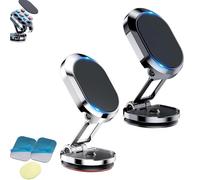 Genérico Kicklo Phone Holder, Kicklo 360 Degree Rotatable Car Dashboard Mount, Foldable Magnetic Car Phone Holder, Universal for All Phones (2Pcs Mix)