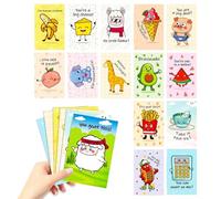 Genérico Kid Greeting Card - Paper, Cartoon Design Postcards | Emotional Expression Cards, Funny Message Set, Birthday Reward Pack For School Holiday Use 20 Pack