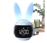 Generico Kids Alarm Clock Bunny Touch Control | Digital Rabbit Alarm Clock With Night Light For Children, Boys And Girls, Cute Bedroom For Home, School, Easter Gift