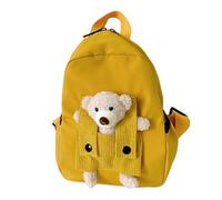 Genérico Kids Backpack, 3d Bear Bookbag, 10,63 x 8,27 espaciosas manos compartment y bolsillos. Adorable 3 dbear Design Lightweight, Children's Knapsack for School, Outdoor Camping Trips, or Daily