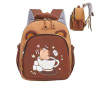 Genérico Kids Backpack - Polyester Animal Bag | Adjustable Schoolbag | 10.63 Inch Cute Cartoon Backpack for Girls & Boys, Preschool, Zoo, Park, Camping, Picnic, Walking & Daily Activities