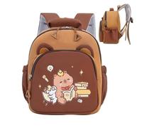 Genérico Kids Backpack - Polyester Animal Bag | Adjustable Schoolbag | 10.63 Inch Cute Cartoon Backpack for Girls & Boys, Preschool, Zoo, Park, Camping, Picnic, Walking & Daily Activities