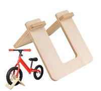 Generico Kids Balance Bike Stand | Wood, 20,8 x 7 x 1,2 cm | Removable Display Rack | Parking Stand For 10-12 Inch Bikes, Push Bikes
