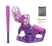 Genérico Kids Baseball Set, Baseball Training Set, 2-In-1 Play Modes Adjustable Height Feature and Bat, Outdoor Games for Aged 3-8 Years Old, Toddler tee Ball, Educational Game