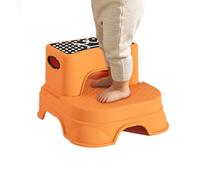 Genérico Kids Bathroom Step Stool - Portable Non Slip Child Helper Chair, Stable Toilet Washroom Kitchen Foot Support Home Indoor Safety Seat for Boys Girls Family Use Daily Assistance