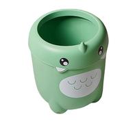 Genérico Kids Bathroom Trash Can, Small Room Dinosaur Garbage Bin, Large Capacity Waste Organizer, Cute Trash Container for Kitchen Counter Under Desk Bedroom Playroom Storage