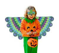 Genérico Kids Bird Wings | Felt Animal Wings For Children | 50cm Radius Foldable, Windproof Costume Accessories For Masquerade, Dance, Party, Playtime, Halloween, Performance, Fun And Lightweight