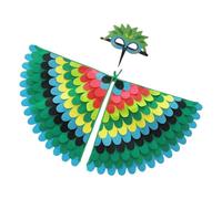 Genérico Kids Bird Wings | Felt Animal Wings For Children | 50cm Radius Foldable, Windproof Costume Accessories For Masquerade, Dance, Party, Playtime, Halloween, Performance, Fun And Lightweight