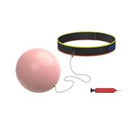 Genérico Kids Boxing Reflex Ball Set - Headband Reaction Training Balls, Inflatable Punching Speed Ball for Kids Coordination Training | Home Gym Boxing Equipment for Practice Sports Fitness Use