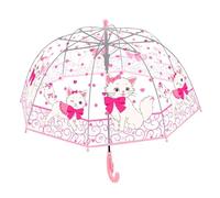 Genérico Kids Bubble Umbrella - Clear Windproof Cartoon Dome For Ages 2-7