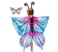 Genérico Kids Butterfly Wings With Cape, Headband And Masque