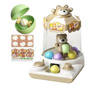 Genérico Kids Claw Machine Prize Dispenser - Small Game Toy with Joystick & Gashapon Function | Creative DIY Toy Grabber For Fine Motor Skills | Ideal Party Favour & Family Game Night