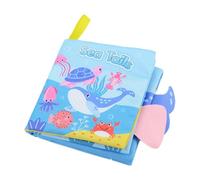 Genérico Kids Cloth Books, Crinkle Books, Rattle Sound Lightweight Design Bright Colors Safe Materials, Sensory Toys for Babies, Activity, Early, Education, Development, Funny