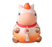 Genérico Kids Coin Bank Horse Shape Handcrafted Jar Kids Horse Bank for Children Boys Girls Chinese New Year Birthday Christmas Halloween Easter Home Indoor Savings