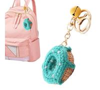 Genérico Kids Donut Keychains | Woolen Fun Keychains For Kids | Donut Party Decorations, Party Favors For Ķids, Food Ṕarty Favors, Ķeychains F́or Wallet, Cell Phone, Bags, Backpack