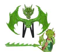 Genérico Kids Dragon Costume Set Wing Tail Foam Halloween Cosplay