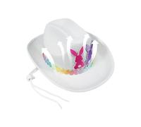 Generico Kids Easter Cowgirl Hat - Simpáticos regalos para cumpleaños - Sombrero de sol de Pascua para disfraz, para de cumpleaños, carnaval, reuniones familiares vacaciones