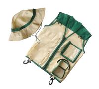 Genérico Kids Explorer Vest and Hat, Outdoor Adventure Set, Explorer Gear