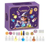 Genérico Kids Fairy Potions Kit, Magic Witch Craft Set, Potion Bottles and Tools, Educational and Creative Learning Toy for Preschool, Students, Boys, Girls, Halloween, Classroom, Home, ABS