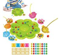 Genérico Kids Fishing Game - Funny Family Bee, Interactive Educational Playgame, Toy For Boy Girl Develop Skills School Travel | Preschoolers Home Playtime Kindergarten Learning Catching Board Set