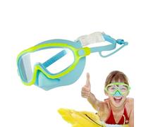 Genérico Kids Goggles, Clear Diving Glasses, Anti-Fog No-Leak Lens, Waterproof Snorkel Gear, Goggles with Nosepiece for Swimming Pool, Beach, Children Use, 6.69x6.69x3.15 Inches