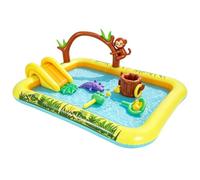 Genérico Kids Inflatable Pool, Inflatable Jungle Animals Fun Pad | Kids Outdoor Play For Backyard Outside Garden Lawn Patio Deck Porch Park Playground House School Vacation