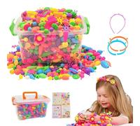 Genérico Kids Jewelry Making Kit, Creative Pop Beads Craft Toy for Teens