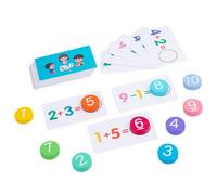 Genérico Kids Learning Math Cards - Juego Tarjetas Flash, Juego Aritméticos | Herramientas Educación para Niños Pequeños, Ayuda Matemática Preescolar, Kit Práctica Número
