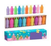 Genérico Kids Memory Game, Color Match Bottle, Educational Learning Toy, Bright and Engaging, Portable and Strong, for Classroom Adults Family Picnic Beach Use, 0.79x0.79x1.97 Inches