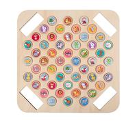 Genérico Kids Memory Game, Matching Toy, Colorful Pieces Logical Play Brain Boost Sturdy Build Child Safe Early Education Matching Fun, Logical Thinking Toys for Children, 8.86x7.09x0.31inches