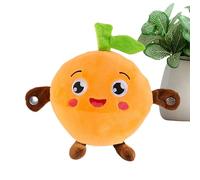 Genérico Kids Musical Plush fruittoy- Soft Electronic Singing Pear toy22×10×28cm, Interactive Sensory Learning Toy| fruitOrange & Mixed fruitPlush Doll with Sound, Early Education Musical toyfor To