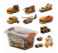 Genérico Kids Play Vehicles, Children's Transforming Magnetic Toy Cars, ABS Vehicle Blocks Assembled, Collectible Figurines for Creative Play in Dormitory and Living Room, 49x36.5x10cm
