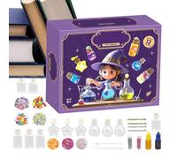 Genérico Kids Potion Kits, Magic Craft Set, 0.78in Witch Potion Bottles, Interactive Compact Activity, Educational Sensory Play for Halloween, Toddler, Boys, Girls, Classroom, Indoor Fun