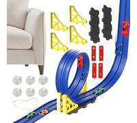 Genérico Kids Race Track Set - Cool Racing Cars, Fast Action Vehicles with Sturdy Build, Twist Loop Tracks, Remote Control Fun, Exciting Game for Boys Birthday Christmas Home School Kindergarten