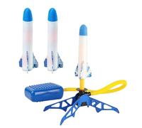 Genérico Kids Rocket Launcher - LED | 100ft High-Flying Stem Toy, Air Powered Foam Rockets with Adjustable Launcher Stand For Boys and Girls Ages 3+ Years Old For Outdoor Garden Yard Play