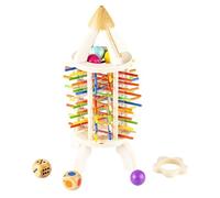Genérico Kids Rocket Puzzle, Recognition and Colour Sorting Game, Educational Fun Size, Interactive Learning Activity Design, Birthday Party Home School Feature, Boys Girls Indoor Entertainment Use