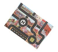 Genérico Kids Rug - Road Map Playmat 33x22 Inch City Carpet | Toy Mat for Kids - City Life Road Rug Fun Traffic Map Carpet for Boys Girls Playroom Activity Floor Mat