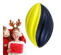 Genérico Kids Rugby Ball - 15x10x8cm Spiral Slow Rebound Children Training Rugby Ball, 5 Inches Solid Rugbys Toys For Team Activities, Reusable Rugbys For Indoor & Outdoor Sports
